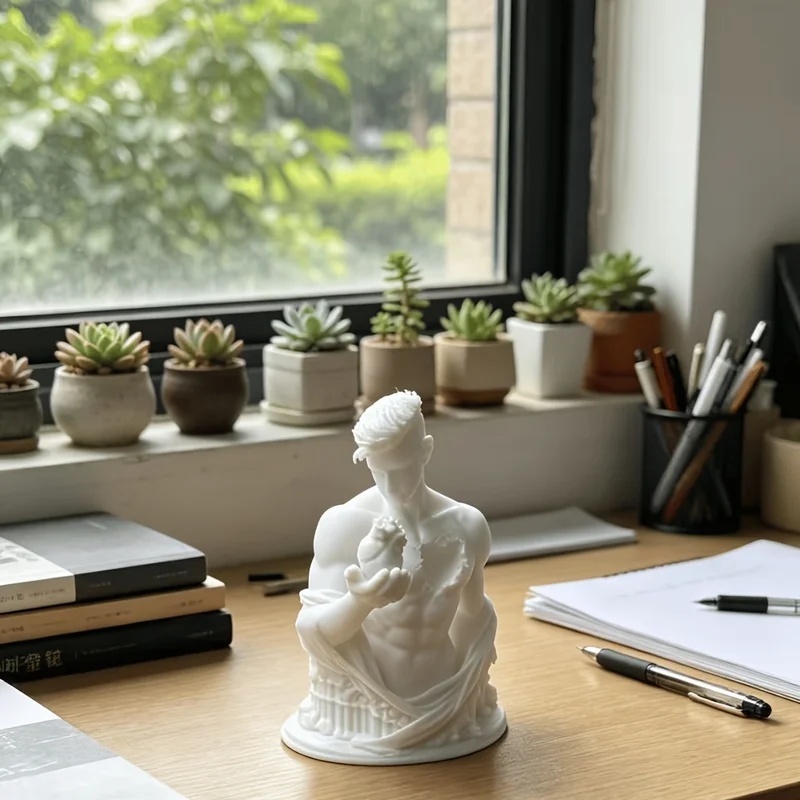 Office Furniture Hon - Figuras de Busto Masculino con Pecho