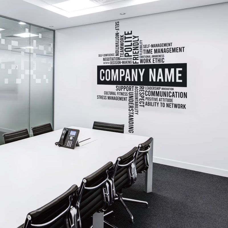 Office Furniture Names - Pegatina de vinilo para pared con