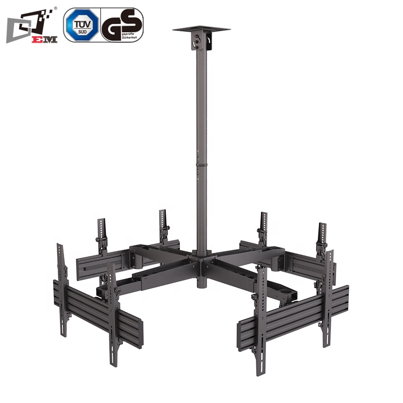 Adjustable Monitor Mount - Soporte de Techo Retráctil para TV,