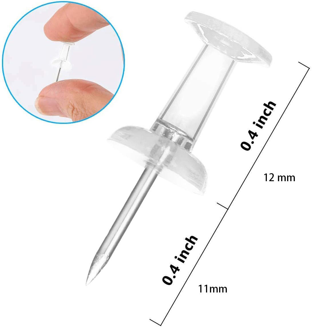Chinchetas transparentes con c - Office Furniture Online reseña y precio