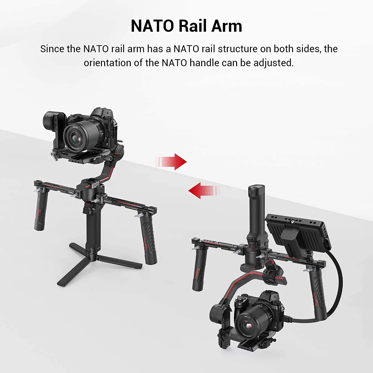 SmallRig 3027 Empuñadura Doble - Adjustable Monitor Mount reseña y precio