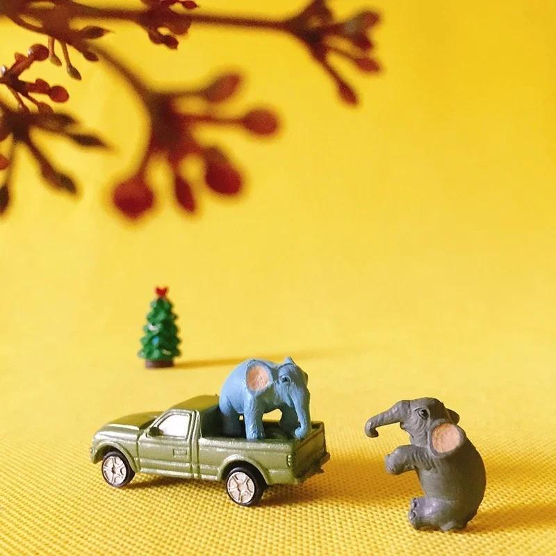 5 unids/set miniaturas animale - Office Furniture Hon reseña y precio