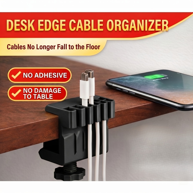 3 clips organizadores de cable - Office Furniture Direct reseña y precio