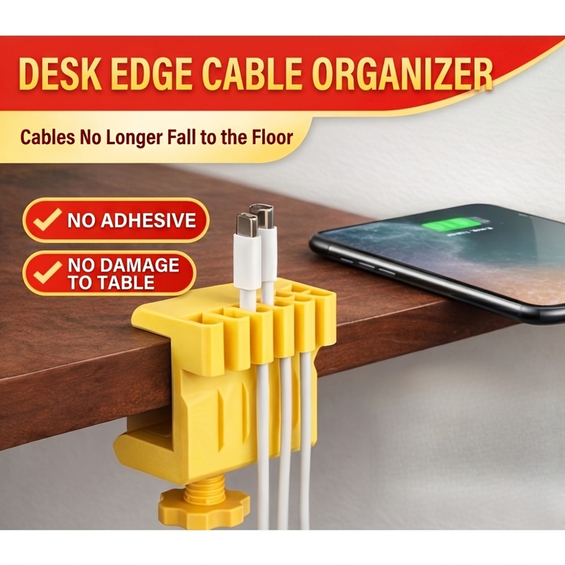3 clips organizadores de cable - Office Furniture Direct reseña y precio