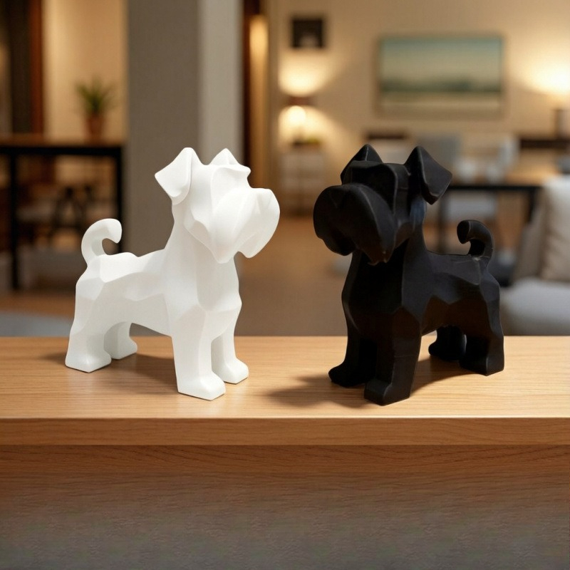 Figuras de perros Schnauzer, e - Office Furniture Hon reseña y precio