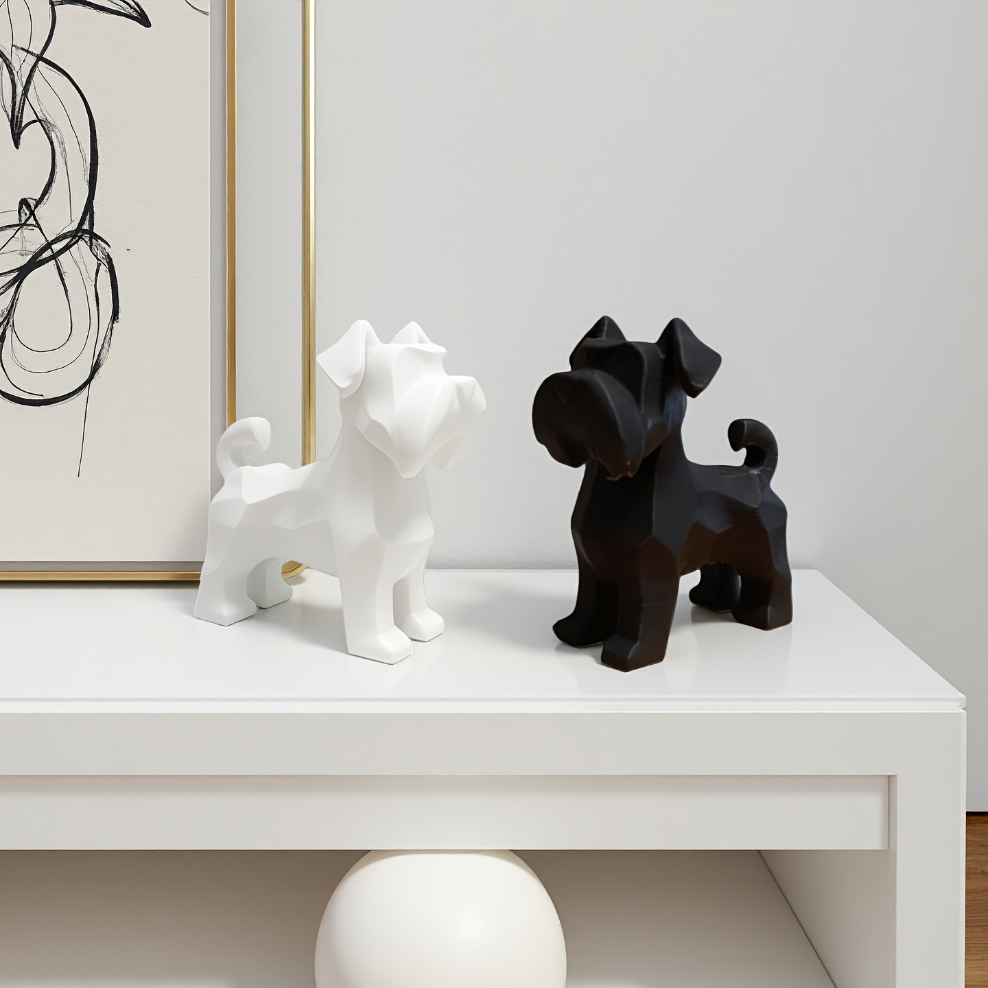 Figuras de perros Schnauzer, e - Office Furniture Hon reseña y precio