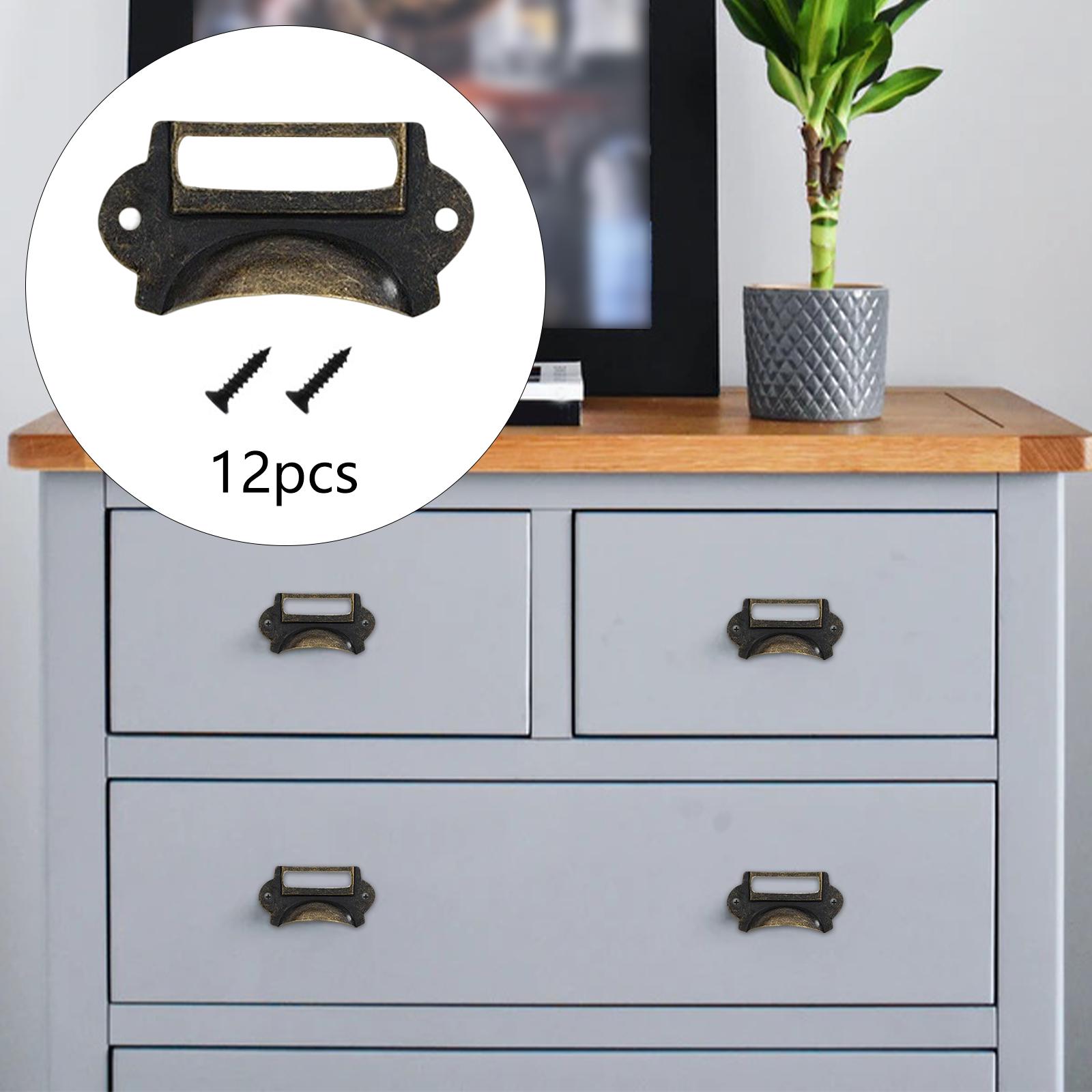 12 tiradores metálicos para ca - Office Furniture Names reseña y precio
