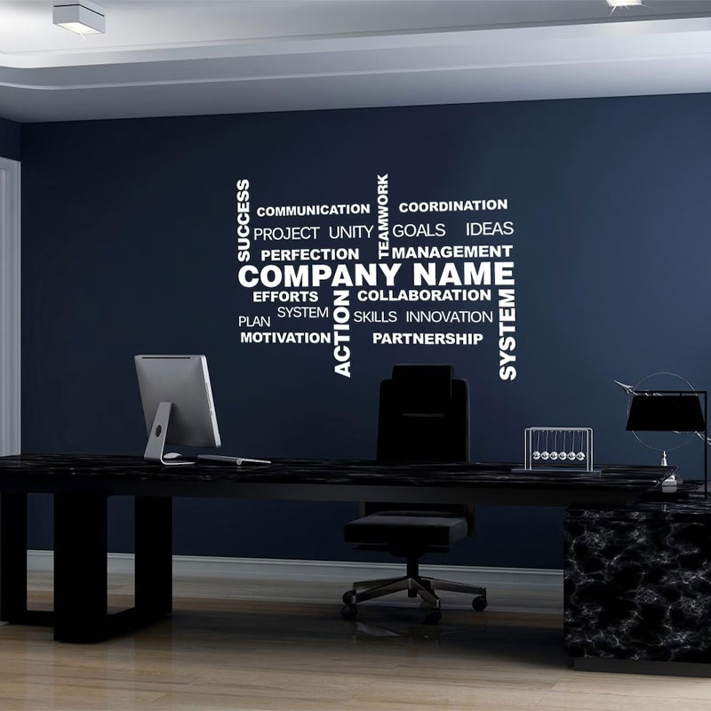 Pegatina de pared personalizab - Office Furniture Names reseña y precio