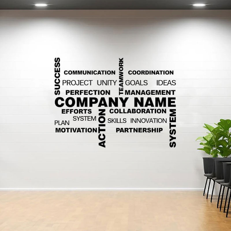 Pegatina de pared personalizab - Office Furniture Names reseña y precio