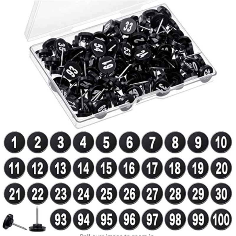 100 chinchetas redondas numera - Office Furniture Online reseña y precio